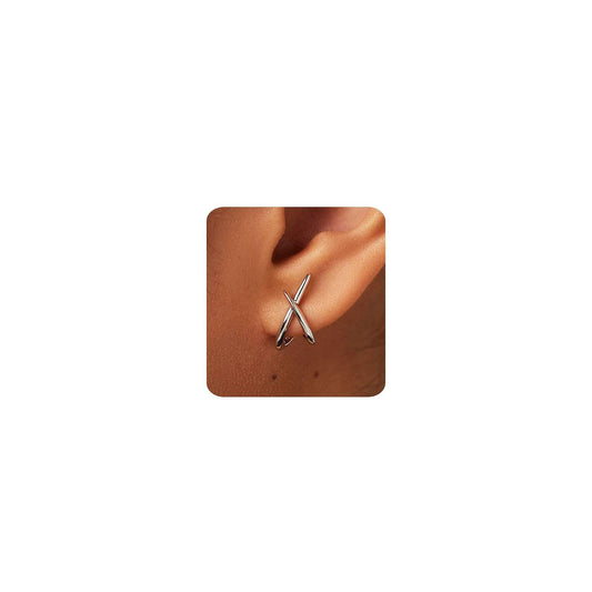 Gold Earrings for Women Trendy,14K Gold Stud Earrings Dainty Earrings Simple Minimalist Gold Earrings Hypoallergenic Earring for Women Gifts
