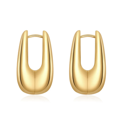 Trendy Gold Knot Earrings for Women Chunky Statement Drop Dangle Earrings Lightweight Hypoallergenic Fashion Gold Jewelry