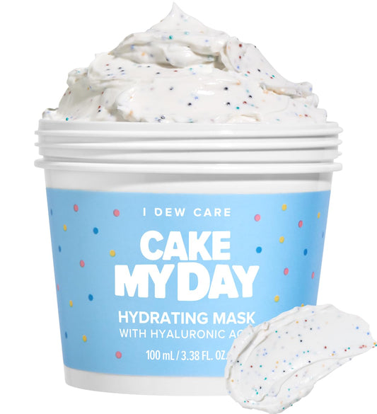 I DEW CARE Wash Off Face Mask Gift Set - Mini Scoops | Hyaluronic Acid, Korean Self Skincare, Facial Treatment, Vegan, Cruelty-Free, Paraben-Free, Exfoliating, Soothing, Mother's Day Gift