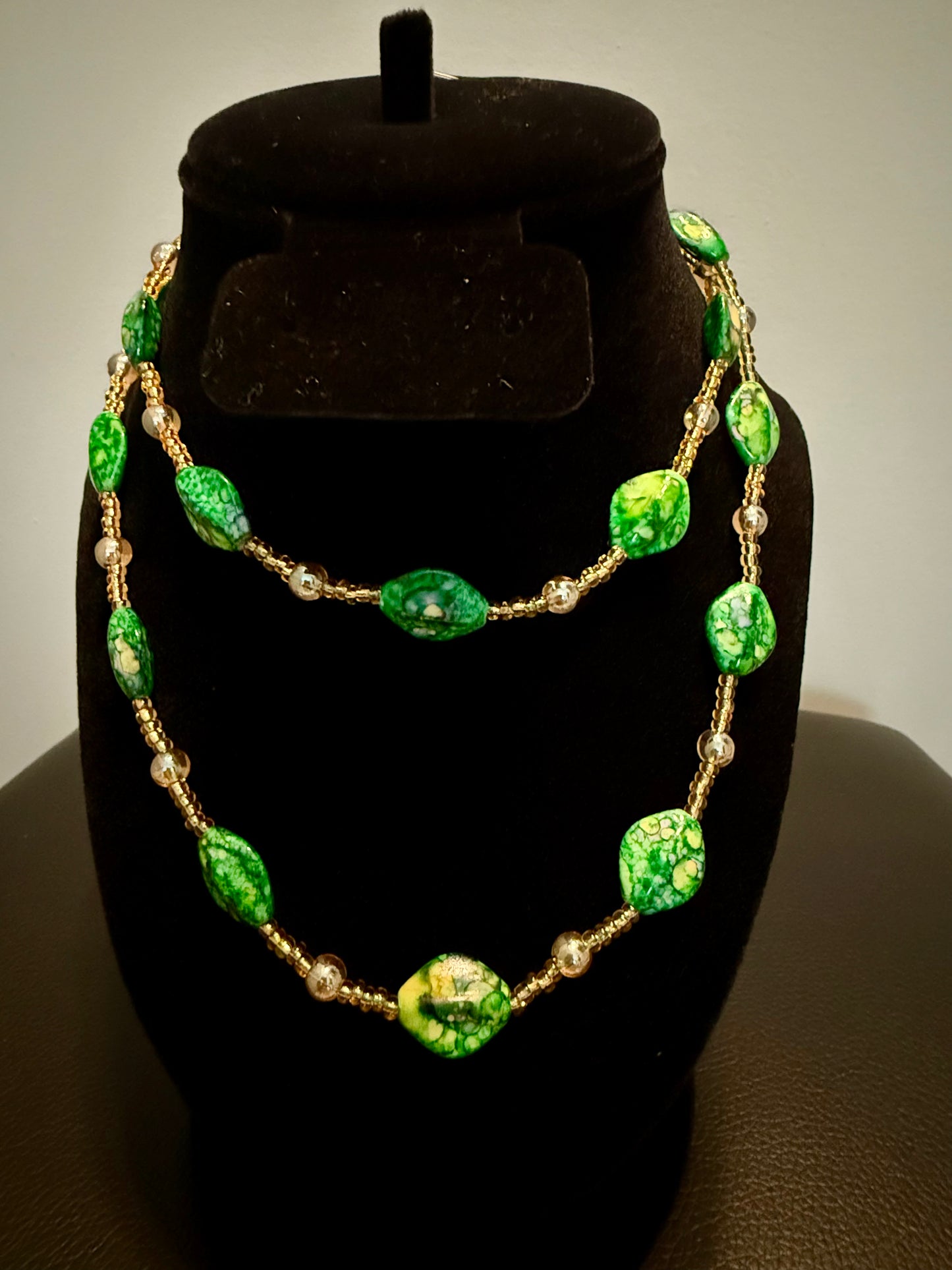 Vibrant Handmade Beaded Necklace – Nepali Artisan Jewelry
