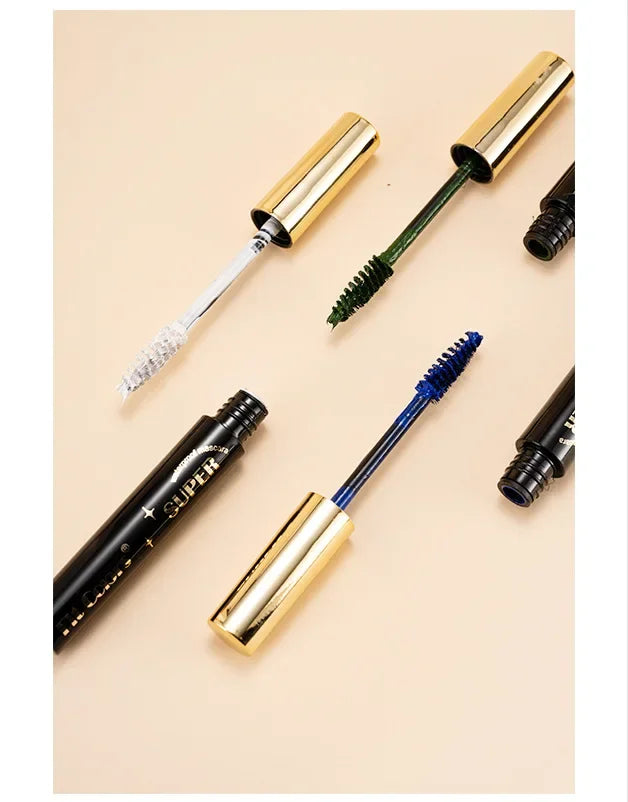 5D Silk Fiber Mascara Lash Color Mascara Waterproof 14 Colors 3D Mascara Eyelash Extension Thick Lengthening Eye Lashes Cosmetic