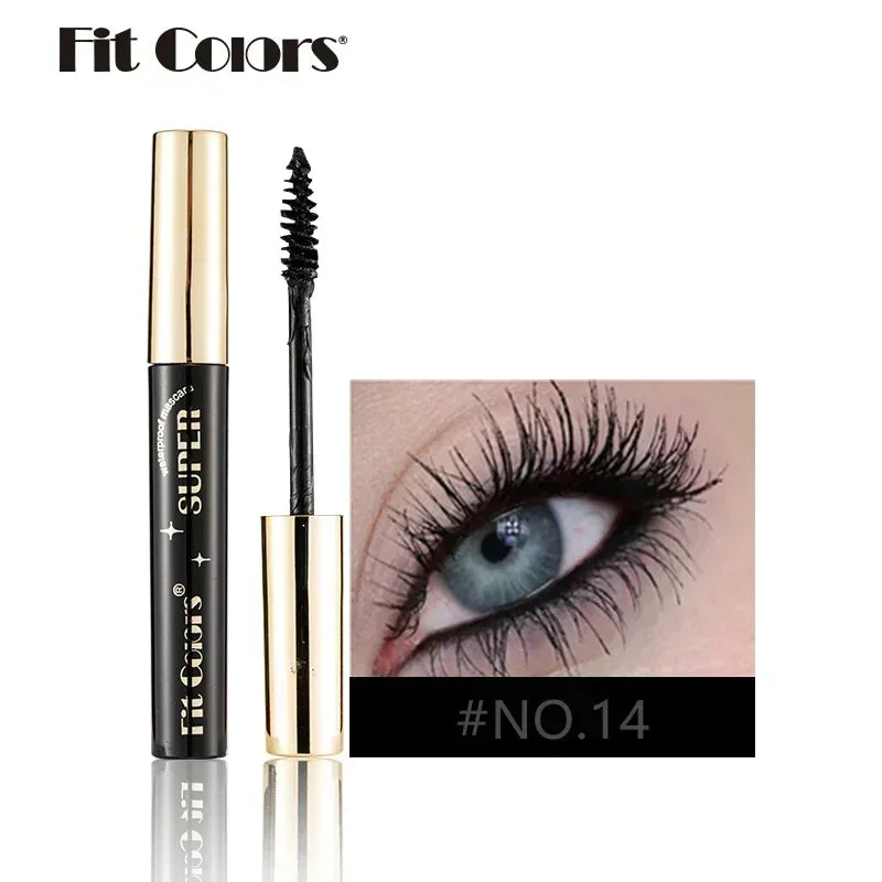 5D Silk Fiber Mascara Lash Color Mascara Waterproof 14 Colors 3D Mascara Eyelash Extension Thick Lengthening Eye Lashes Cosmetic
