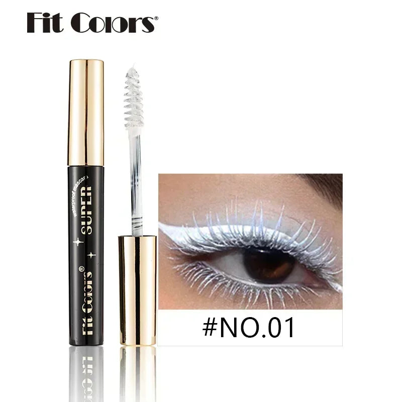 5D Silk Fiber Mascara Lash Color Mascara Waterproof 14 Colors 3D Mascara Eyelash Extension Thick Lengthening Eye Lashes Cosmetic